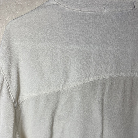 James Perse Cream Button-Down Shirt - Picture 12 of 16